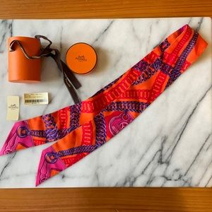 Original Hermes Silk Twilly Scarf